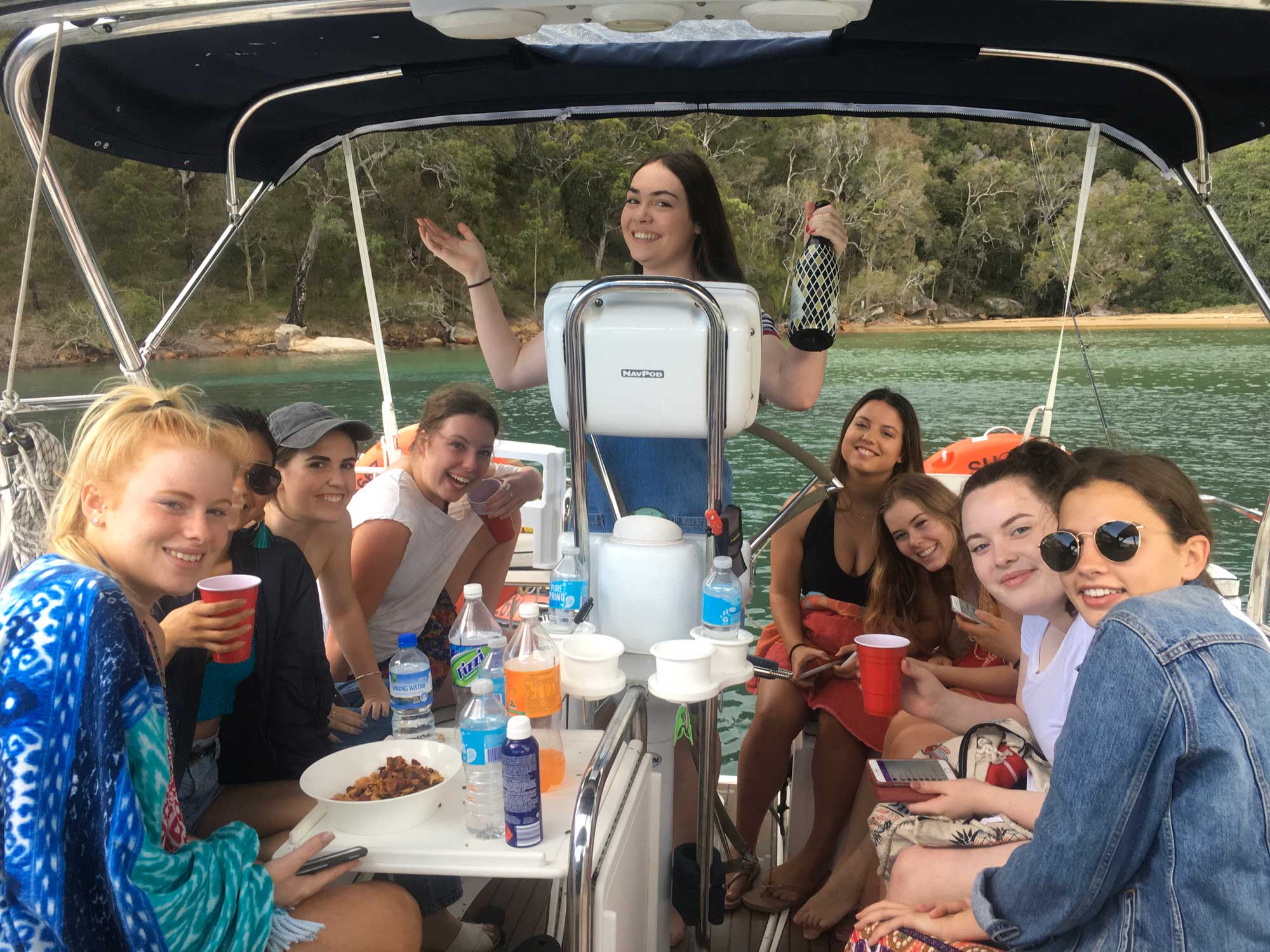 Birthdays and Small Celebrations aboard a yacht on Pittwater