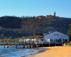Restaurant, Wharf And Lighthouse At Barrenjoey Head, Sydney